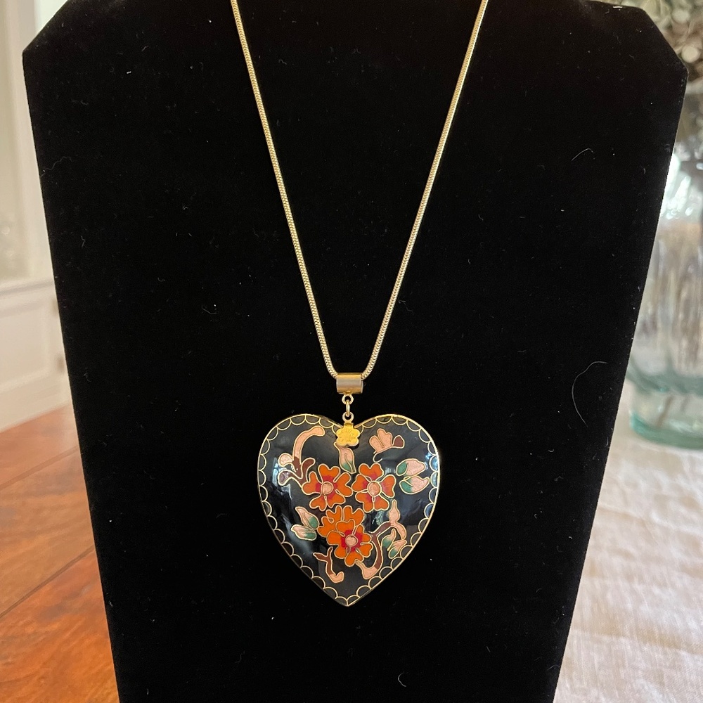 Cloisonne Pendant (chain not included) - Picture 2 of 6